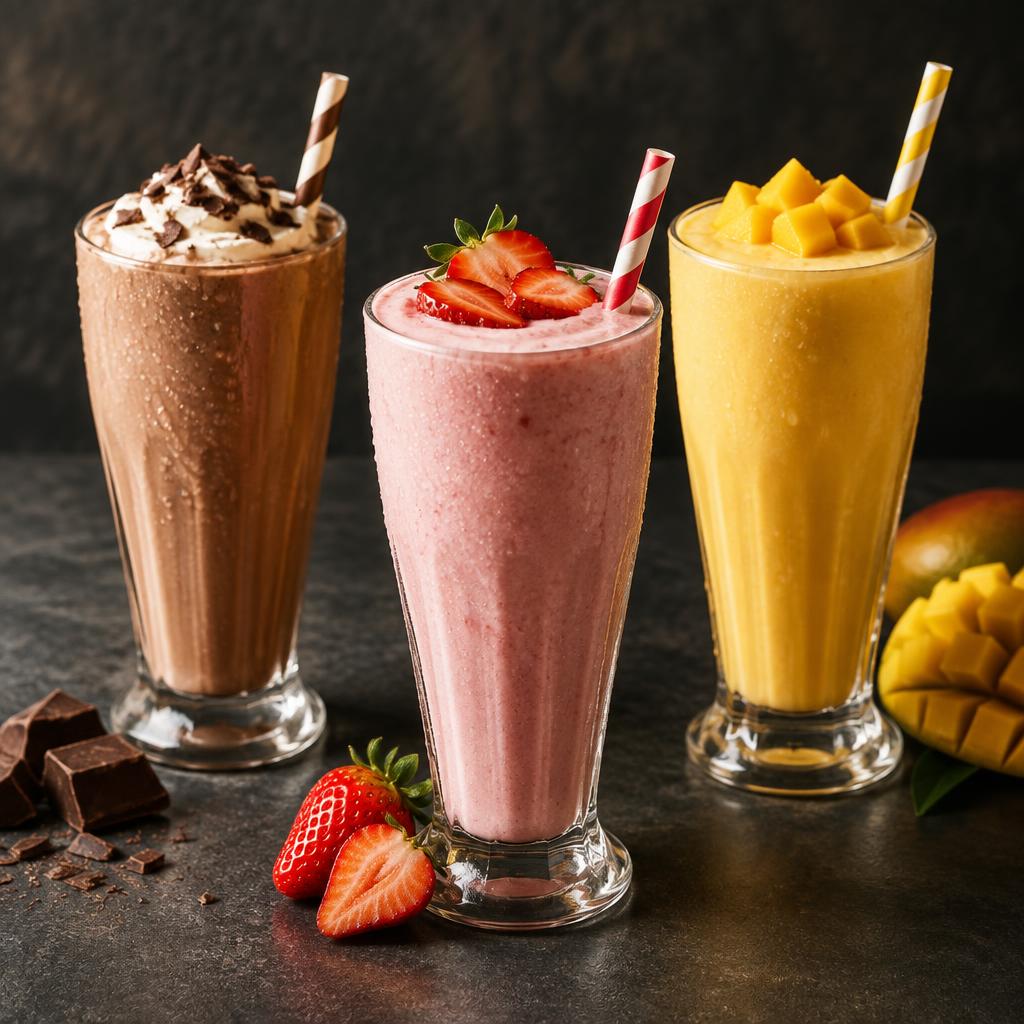 Milk Shakes from the Sulthan Kuzhi Mandhi food gallery