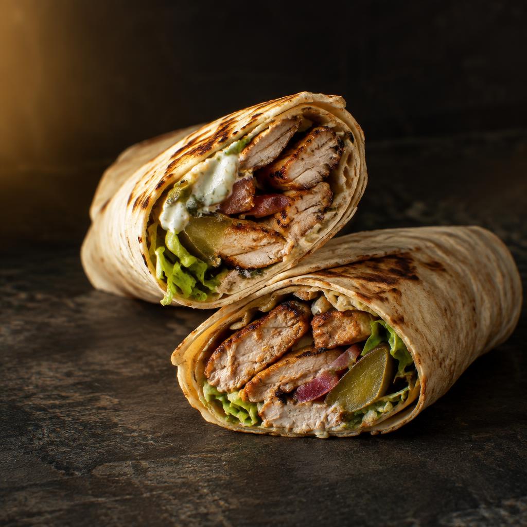 Shawarma Roll from the Sulthan Kuzhi Mandhi food gallery